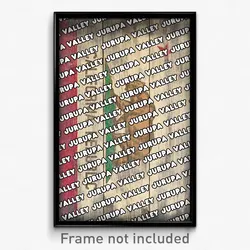 Jurupa Valley California Poster (CA City Souvenir 11x17 Town Print)