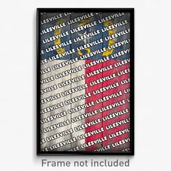 Lilesville North Carolina Poster (NC City Souvenir 11x17 Town Print)