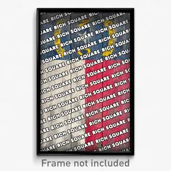 Rich Square North Carolina Poster (NC City Souvenir 11x17 Town Print)