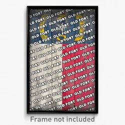 Old Fort North Carolina Poster (NC City Souvenir 11x17 Town Print)