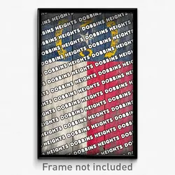 Dobbins Heights North Carolina Poster (NC City Souvenir 11x17 Town Print)