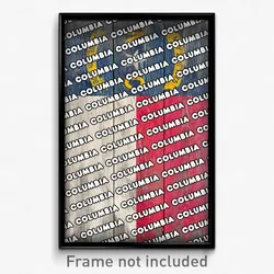 Columbia North Carolina Poster (NC City Souvenir 11x17 Town Print)