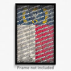 Littleton North Carolina Poster (NC City Souvenir 11x17 Town Print)
