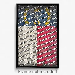 Staley North Carolina Poster (NC City Souvenir 11x17 Town Print)