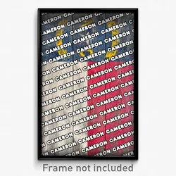 Cameron North Carolina Poster (NC City Souvenir 11x17 Town Print)