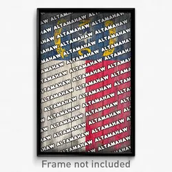 Altamahaw North Carolina Poster (NC City Souvenir 11x17 Town Print)