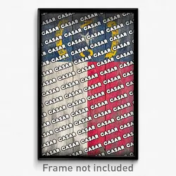 Casar North Carolina Poster (NC City Souvenir 11x17 Town Print)