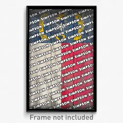 Simpson North Carolina Poster (NC City Souvenir 11x17 Town Print)