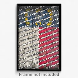 Pollocksville North Carolina Poster (NC City Souvenir 11x17 Town Print)