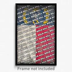 Gold Hill North Carolina Poster (NC City Souvenir 11x17 Town Print)