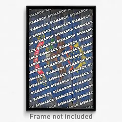 Bismarck North Dakota Poster (ND City Souvenir 11x17 Town Print)