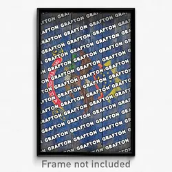 Grafton North Dakota Poster (ND City Souvenir 11x17 Town Print)