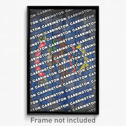 Carrington North Dakota Poster (ND City Souvenir 11x17 Town Print)