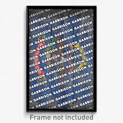 Garrison North Dakota Poster (ND City Souvenir 11x17 Town Print)