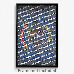 New Rockford North Dakota Poster (ND City Souvenir 11x17 Town Print)