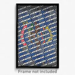 Larimore North Dakota Poster (ND City Souvenir 11x17 Town Print)