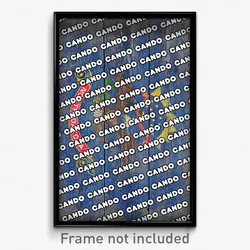 Cando North Dakota Poster (ND City Souvenir 11x17 Town Print)