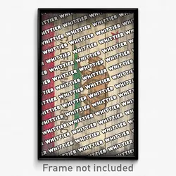 Whittier California Poster (CA City Souvenir 11x17 Town Print)