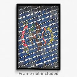 Velva North Dakota Poster (ND City Souvenir 11x17 Town Print)