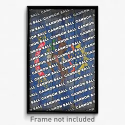 Cannon Ball North Dakota Poster (ND City Souvenir 11x17 Town Print)