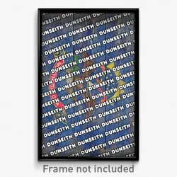 Dunseith North Dakota Poster (ND City Souvenir 11x17 Town Print)