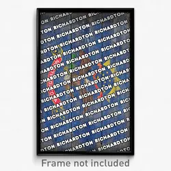 Richardton North Dakota Poster (ND City Souvenir 11x17 Town Print)