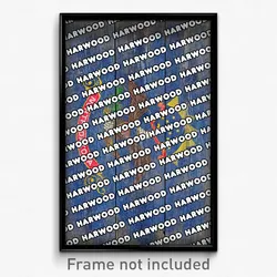 Harwood North Dakota Poster (ND City Souvenir 11x17 Town Print)