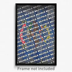 Belfield North Dakota Poster (ND City Souvenir 11x17 Town Print)