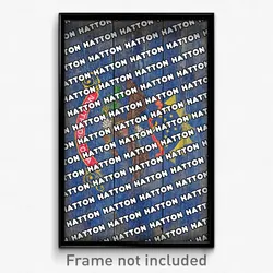 Hatton North Dakota Poster (ND City Souvenir 11x17 Town Print)