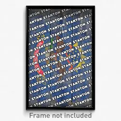 Stanton North Dakota Poster (ND City Souvenir 11x17 Town Print)
