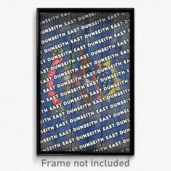East Dunseith North Dakota Poster (ND City Souvenir 11x17 Town Print)
