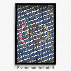 Dunn Center North Dakota Poster (ND City Souvenir 11x17 Town Print)