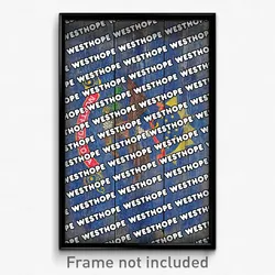 Westhope North Dakota Poster (ND City Souvenir 11x17 Town Print)