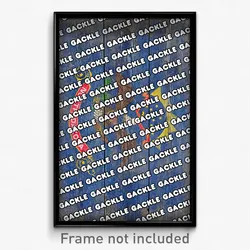 Gackle North Dakota Poster (ND City Souvenir 11x17 Town Print)
