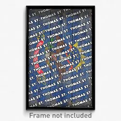 St. Thomas North Dakota Poster (ND City Souvenir 11x17 Town Print)