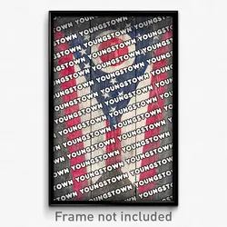 Youngstown Ohio Poster (OH City Souvenir 11x17 Town Print)