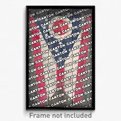 Canton Ohio Poster (OH City Souvenir 11x17 Town Print)