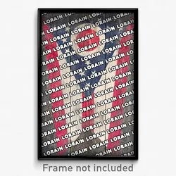 Lorain Ohio Poster (OH City Souvenir 11x17 Town Print)