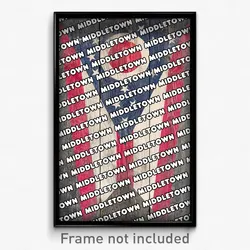 Middletown Ohio Poster (OH City Souvenir 11x17 Town Print)