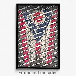 Newark Ohio Poster (OH City Souvenir 11x17 Town Print)