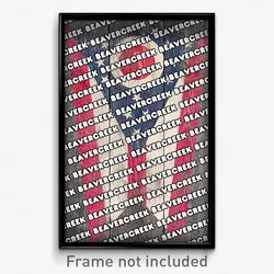 Beavercreek Ohio Poster (OH City Souvenir 11x17 Town Print)