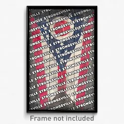 Strongsville Ohio Poster (OH City Souvenir 11x17 Town Print)