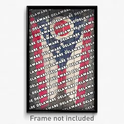 Delaware Ohio Poster (OH City Souvenir 11x17 Town Print)