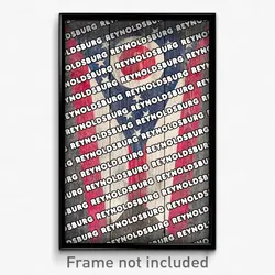 Reynoldsburg Ohio Poster (OH City Souvenir 11x17 Town Print)