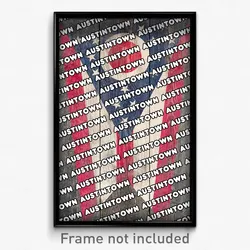 Austintown Ohio Poster (OH City Souvenir 11x17 Town Print)