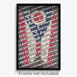 Bowling Green Ohio Poster (OH City Souvenir 11x17 Town Print)