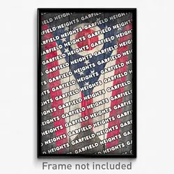 Garfield Heights Ohio Poster (OH City Souvenir 11x17 Town Print)