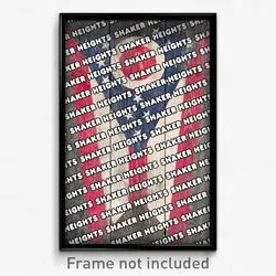 Shaker Heights Ohio Poster (OH City Souvenir 11x17 Town Print)