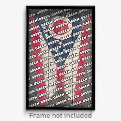 Green Ohio Poster (OH City Souvenir 11x17 Town Print)