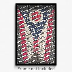 Xenia Ohio Poster (OH City Souvenir 11x17 Town Print)